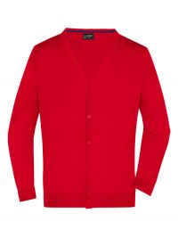 Strickjacke Herren in Rot